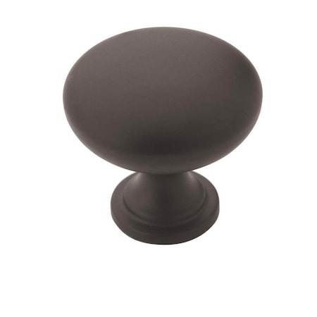 Amerock Amerock Edona Round Cabinet Knob 1-1/4 in. D 1-1/8 in. Matte 10 pk TEN53005FB